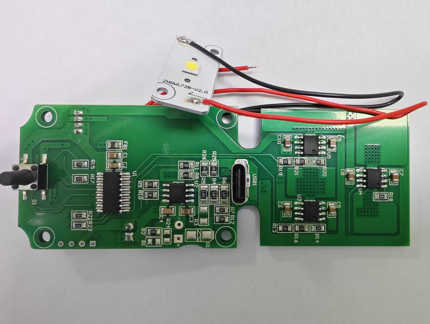 PCBA Board for Audio Device Control and Power Interface