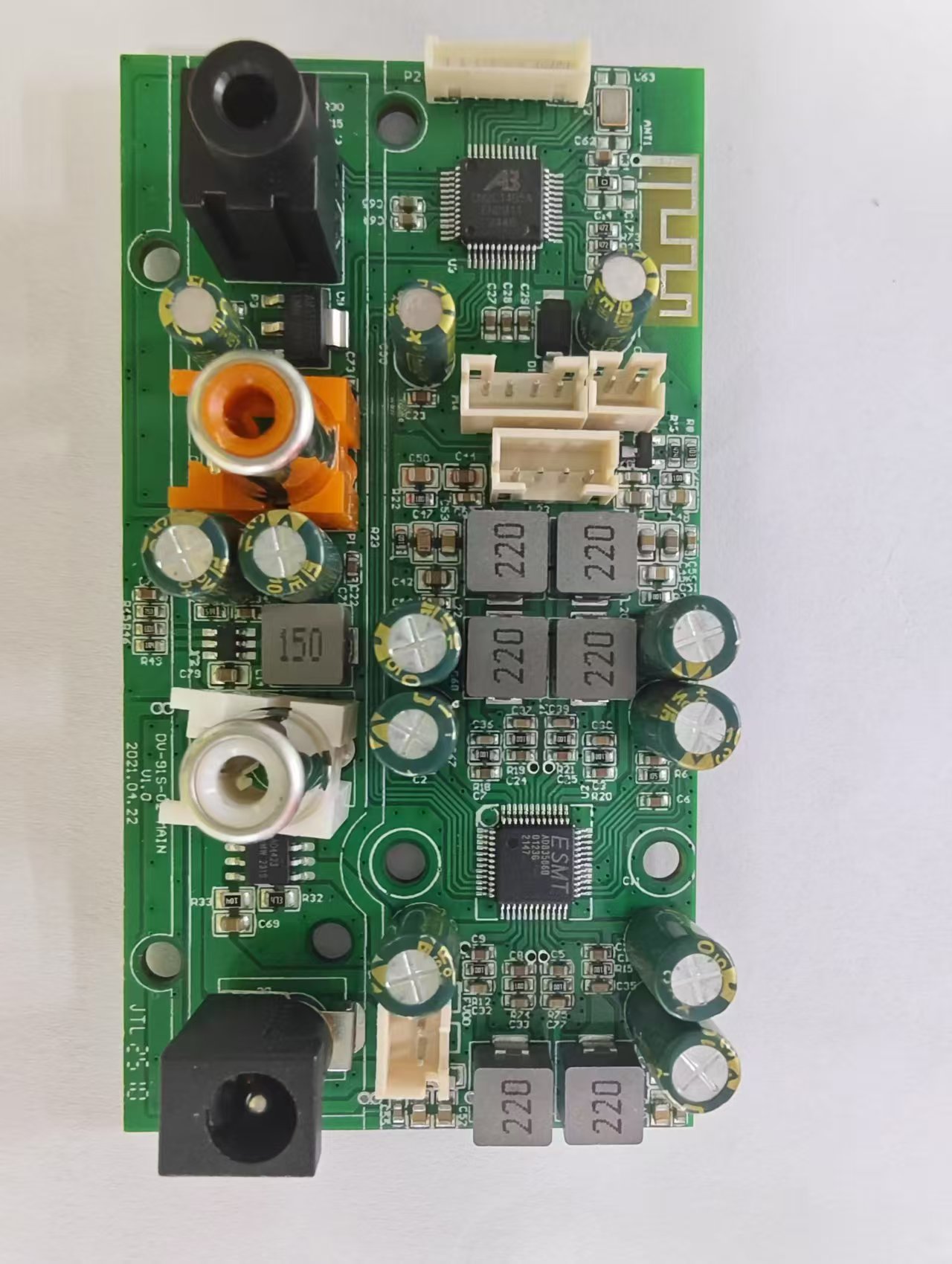 Audio processing and power management PCBA board for audio equipment