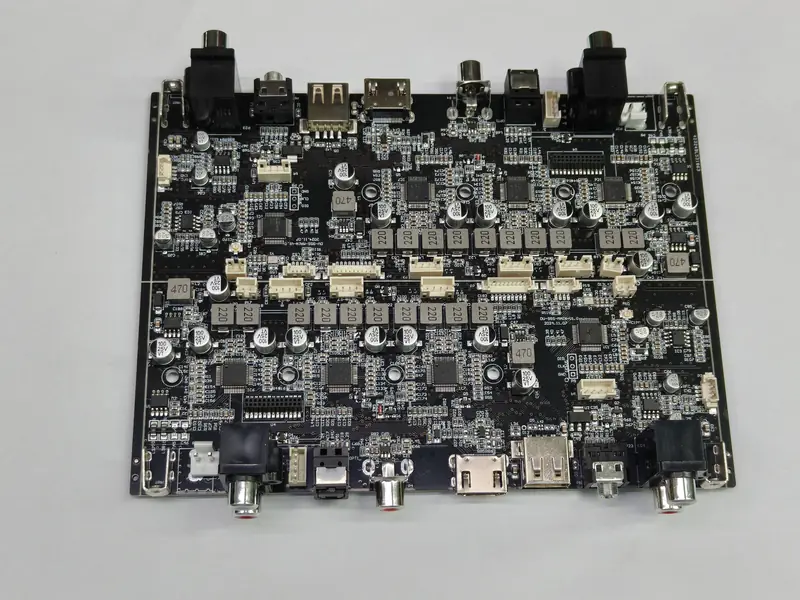 Audio amplifier control motherboard
